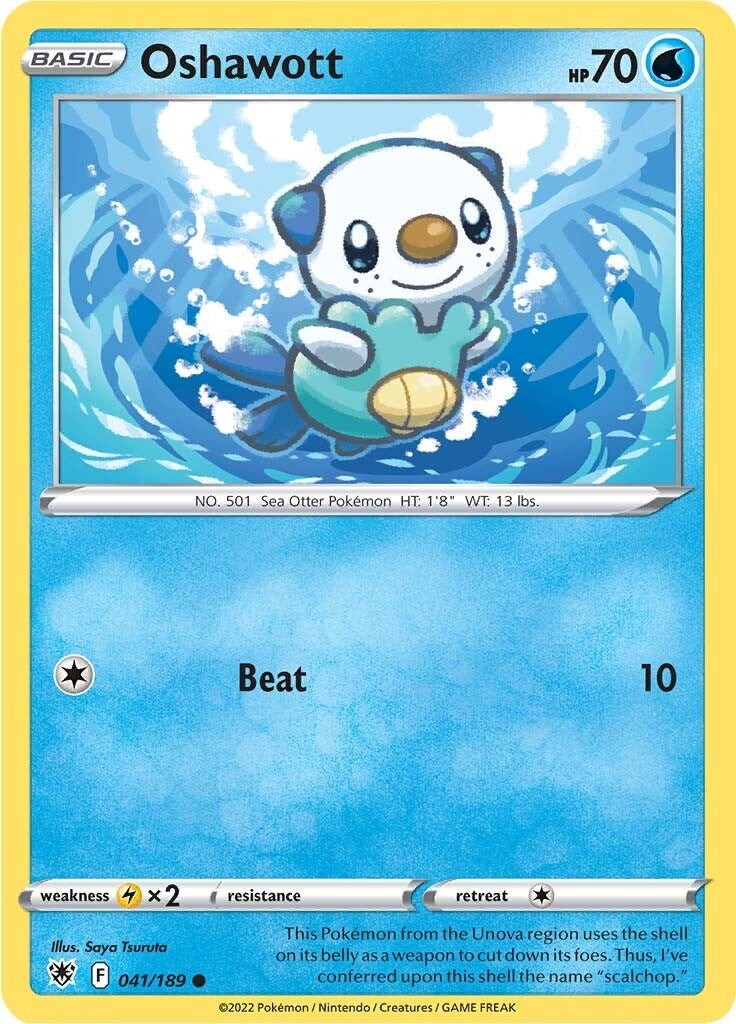 Image for Oshawott (041/189) [SWSH10: Astral Radiance] - Pokemon