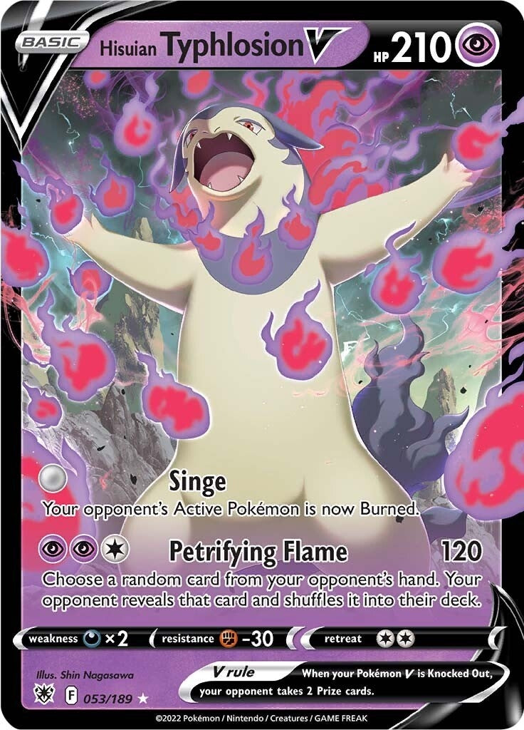 Image for Hisuian Typhlosion V (053/189) [SWSH10: Astral Radiance] - Pokemon
