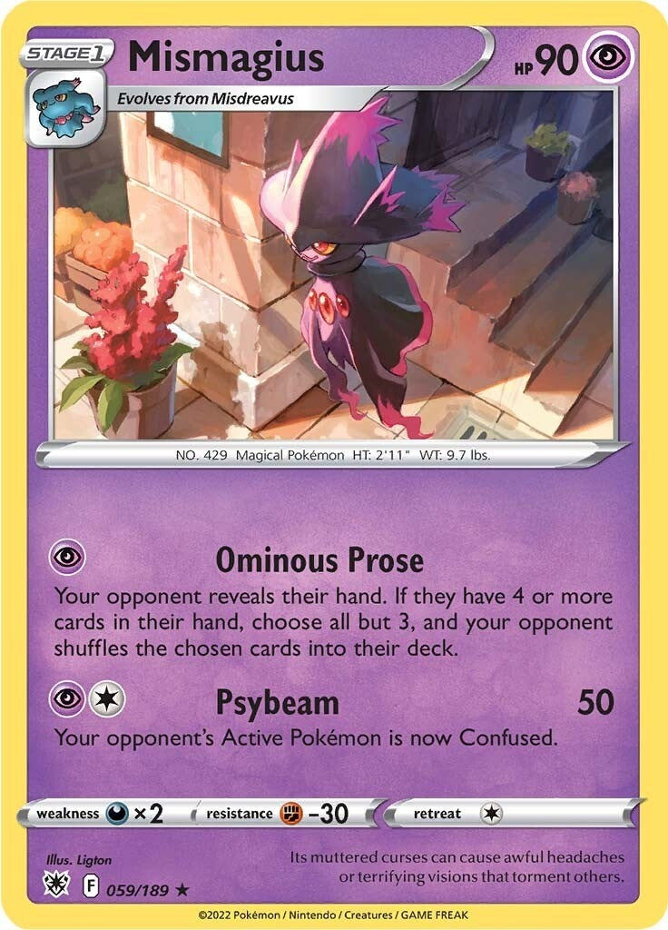 Image for Mismagius (059/189) [SWSH10: Astral Radiance] - Pokemon