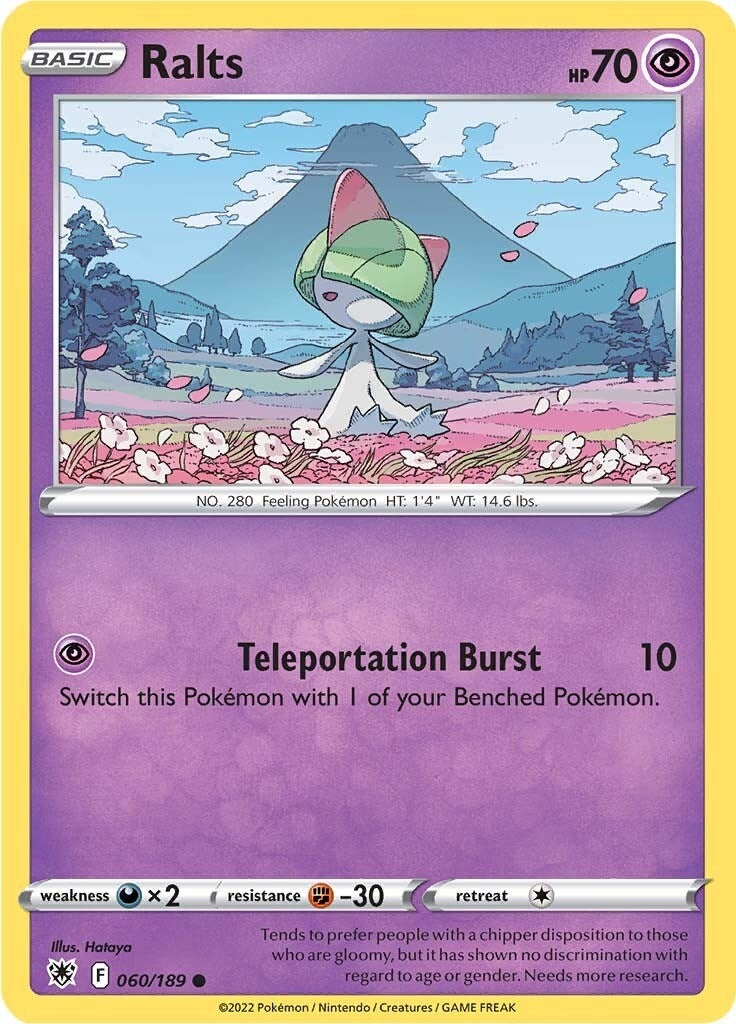 Image for Ralts (060/189) [SWSH10: Astral Radiance] - Pokemon