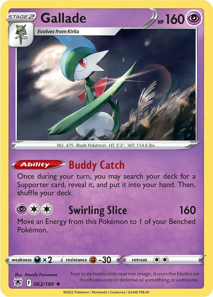 Gallade (062/189) [SWSH10: Astral Radiance]