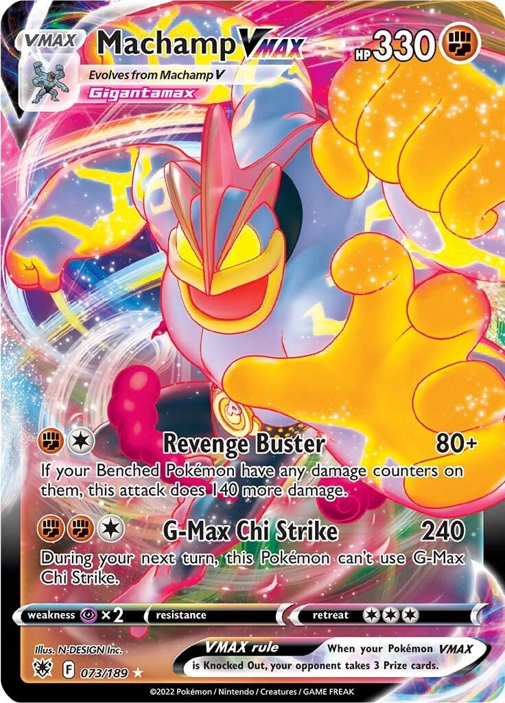 Image for Machamp VMAX (073/189) [SWSH10: Astral Radiance] - Pokemon