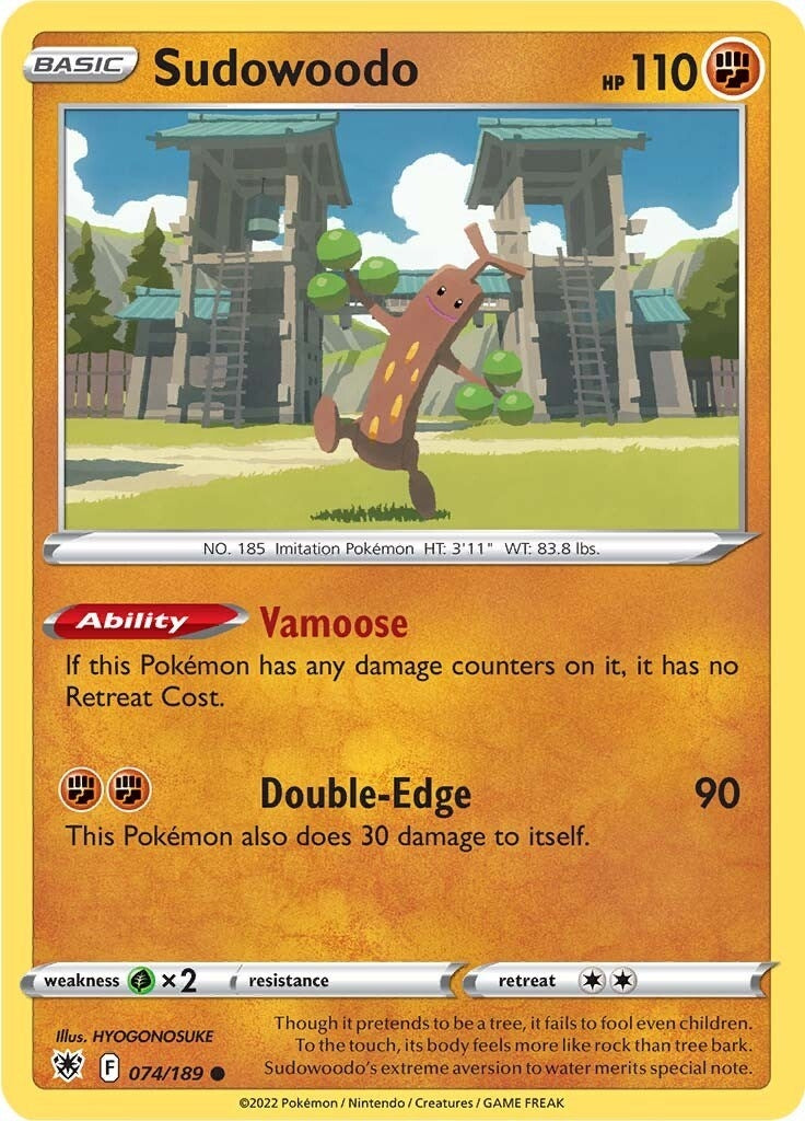 Image for Sudowoodo (074/189) [SWSH10: Astral Radiance] - Pokemon