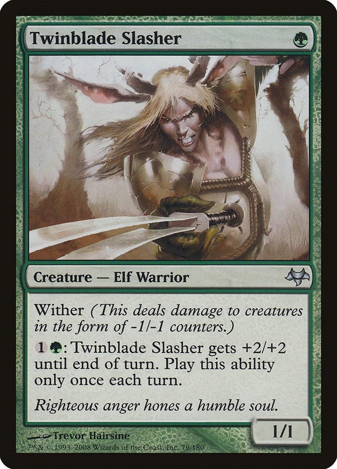 Image for Twinblade Slasher (79) [Eventide] - Magic: The Gathering