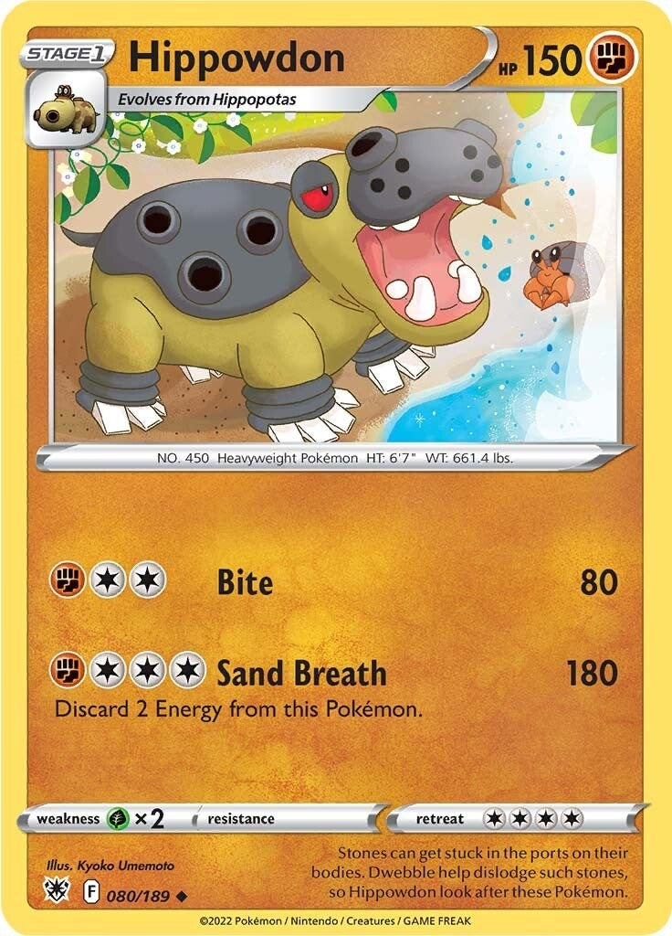 Image for Hippowdon (080/189) [SWSH10: Astral Radiance] - Pokemon