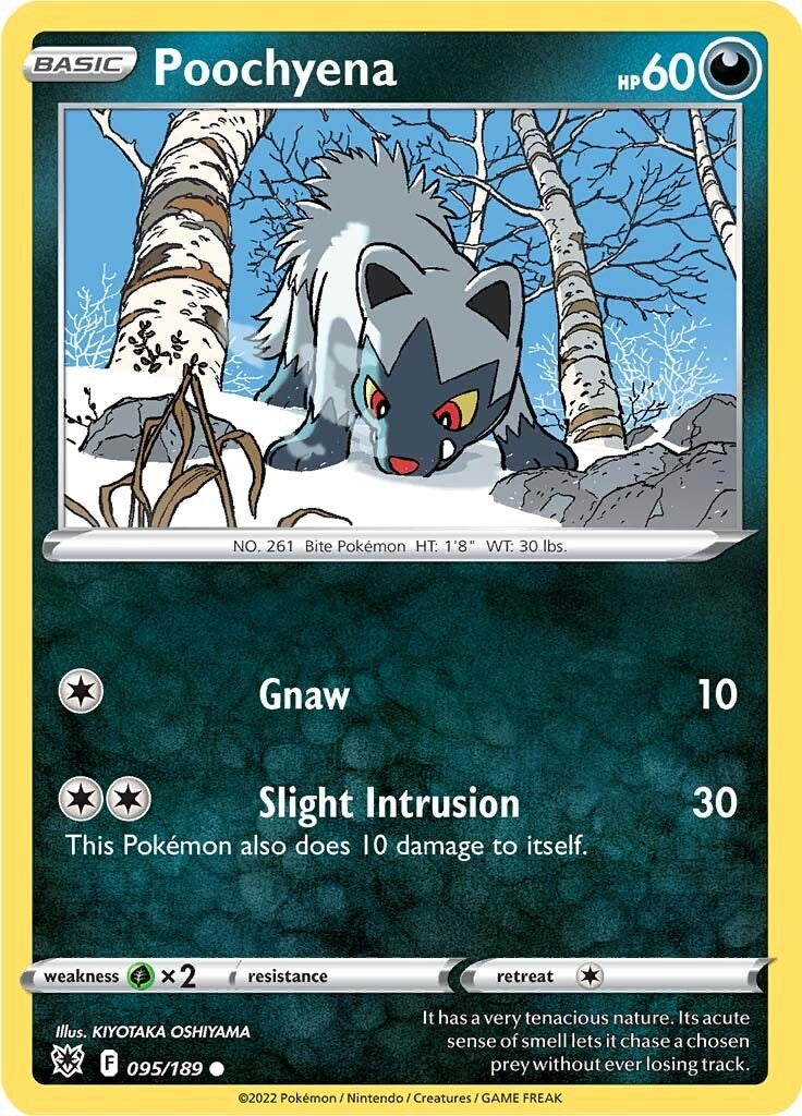 Image for Poochyena (095/189) [SWSH10: Astral Radiance] - Pokemon