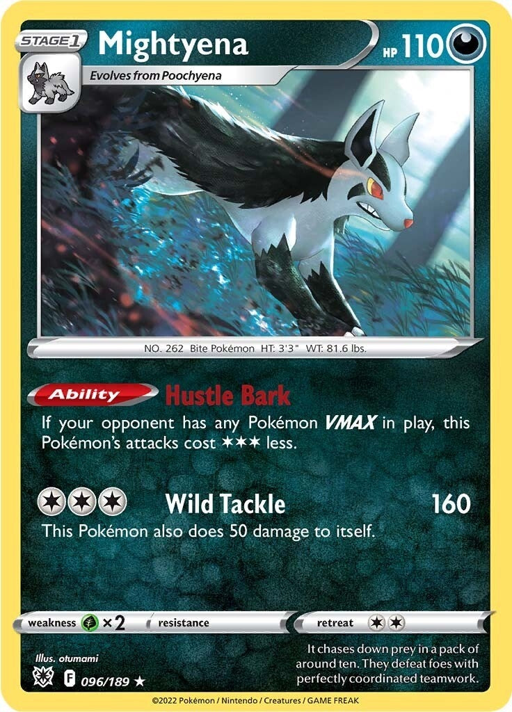 Image for Mightyena (096/189) [SWSH10: Astral Radiance] - Pokemon