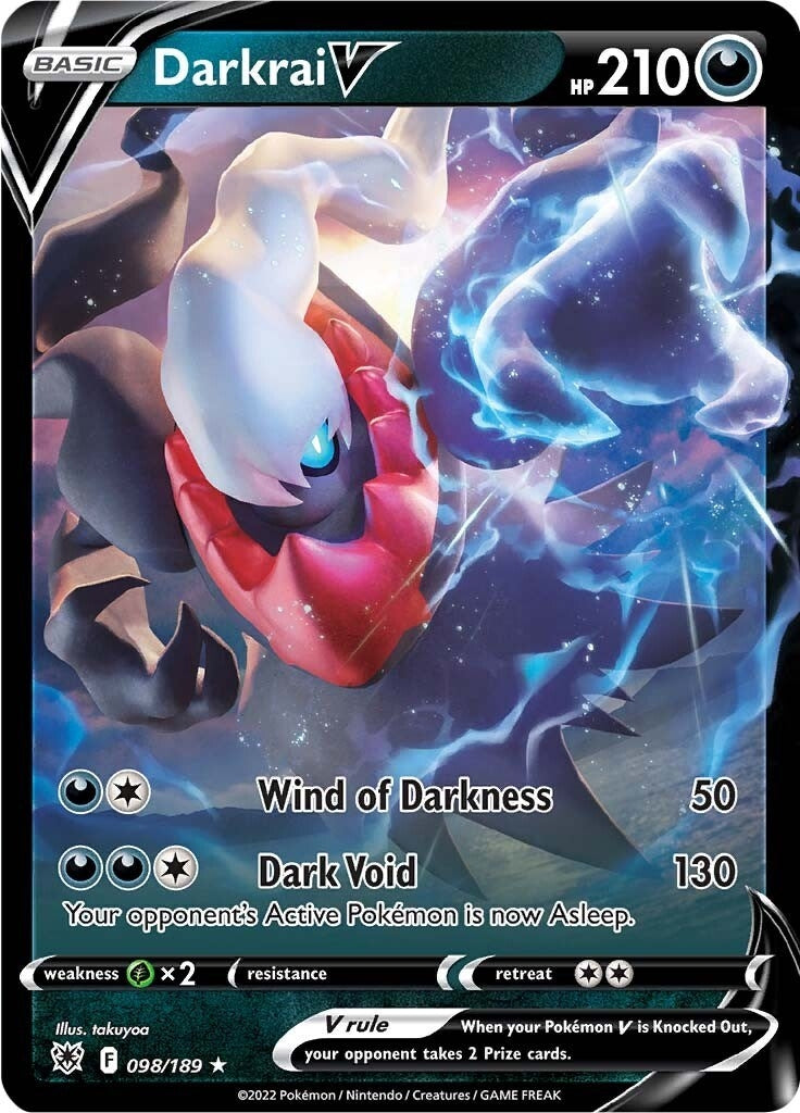 Image for Darkrai V (098/189) [SWSH10: Astral Radiance] - Pokemon