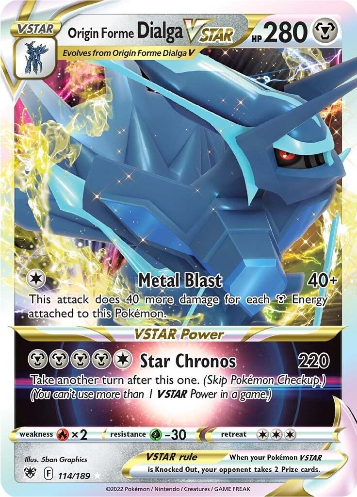Image for Origin Forme Dialga VSTAR (114/189) [SWSH10: Astral Radiance] - Pokemon