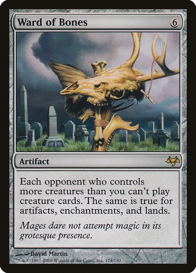 Image for Ward of Bones (174) [Eventide] - Magic: The Gathering
