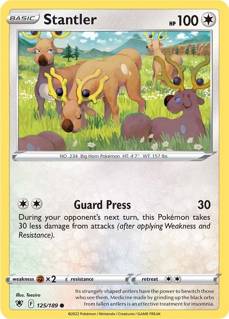Image for Stantler (125/189) [SWSH10: Astral Radiance] - Pokemon
