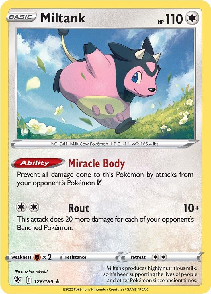 Image for Miltank (126/189) [SWSH10: Astral Radiance] - Pokemon
