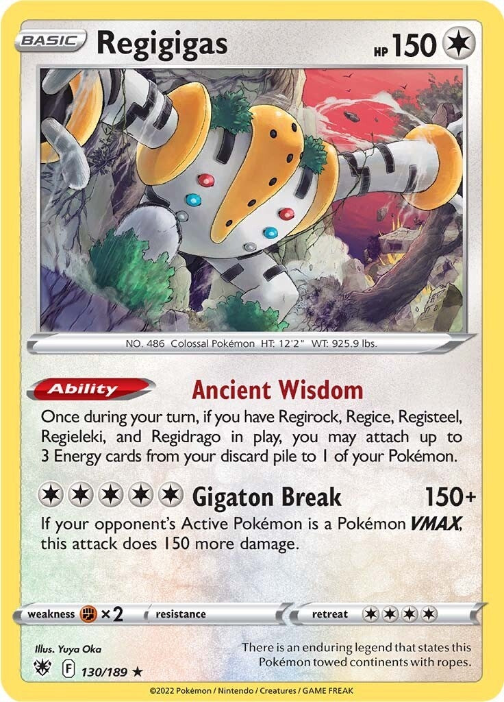Image for Regigigas (130/189) [SWSH10: Astral Radiance] - Pokemon