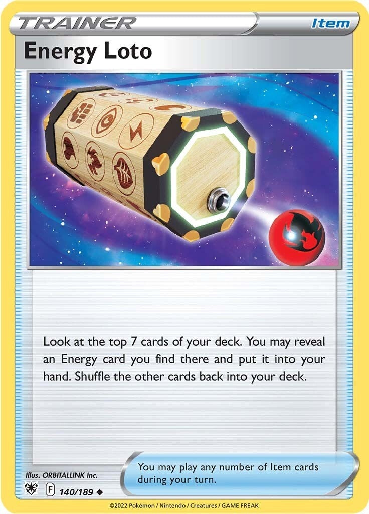 Image for Energy Loto (140/189) [SWSH10: Astral Radiance] - Pokemon