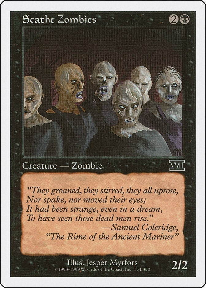 Image for Scathe Zombies (154) [Classic Sixth Edition] - Magic: The Gathering