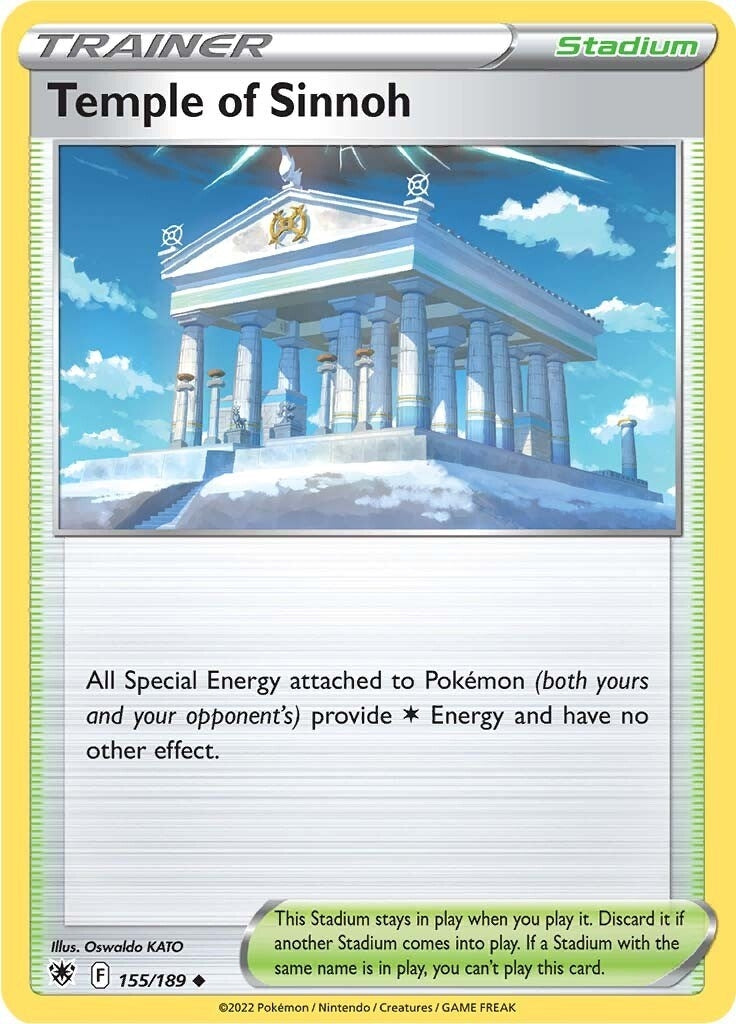 Image for Temple of Sinnoh (155/189) [SWSH10: Astral Radiance] - Pokemon