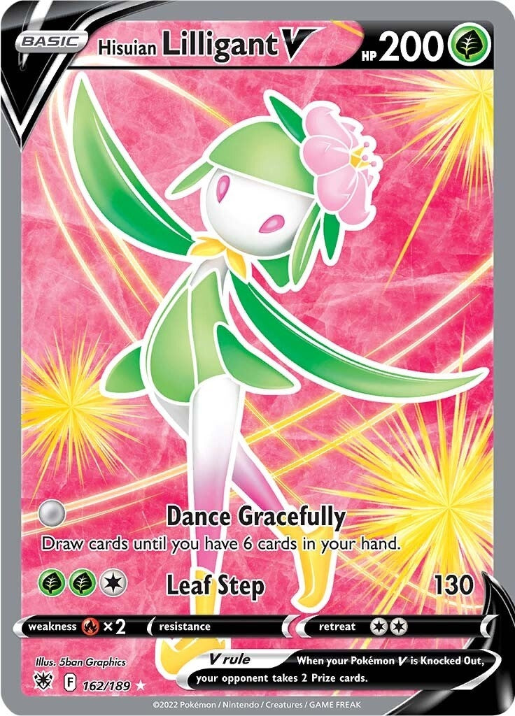 Image for Hisuian Lilligant V (Full Art) (162/189) [SWSH10: Astral Radiance] - Pokemon