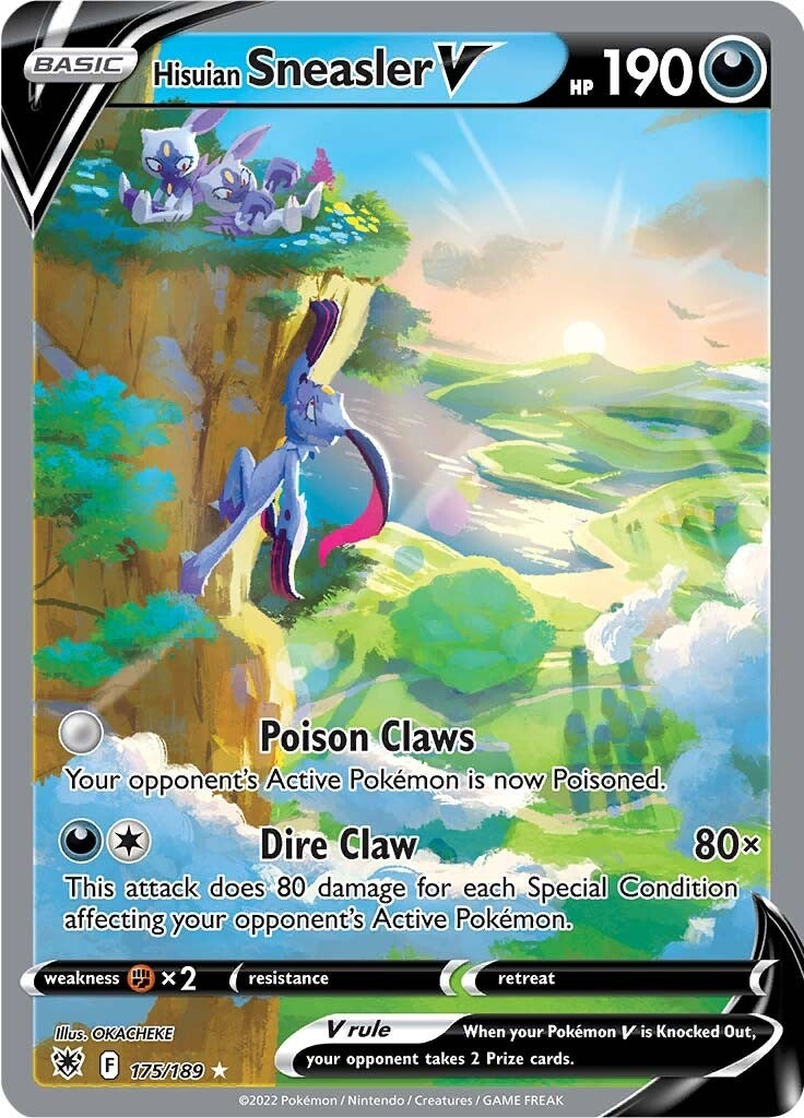 Image for Hisuian Sneasler V (Alternate Full Art) (175/189) [SWSH10: Astral Radiance] - Pokemon