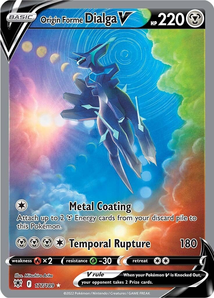 Image for Origin Forme Dialga V (Alternate Full Art) (177/189) [SWSH10: Astral Radiance] - Pokemon