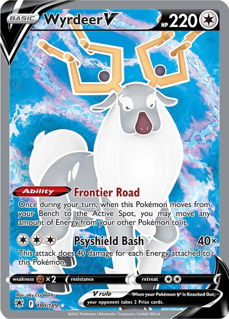 Image for Wyrdeer V (Full Art) (180/189) [SWSH10: Astral Radiance] - Pokemon