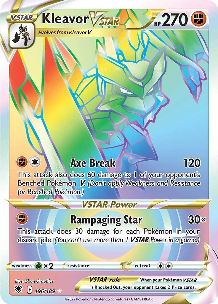 Image for Kleavor VSTAR (Secret) (196/189) [SWSH10: Astral Radiance] - Pokemon