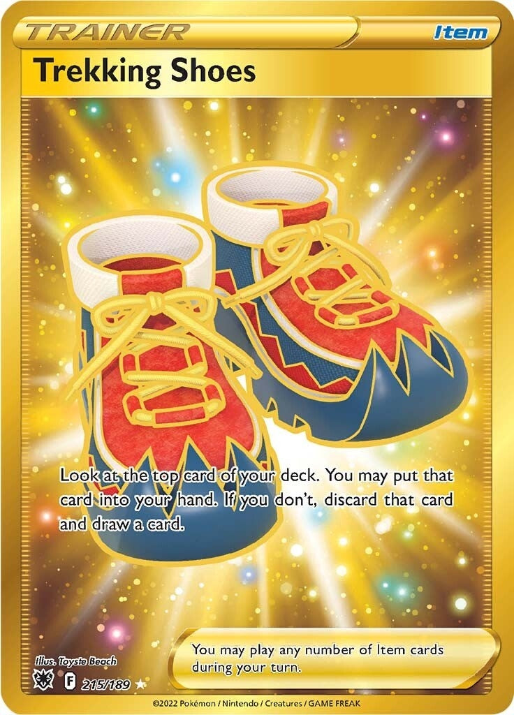 Image for Trekking Shoes (Secret) (215/189) [SWSH10: Astral Radiance] - Pokemon