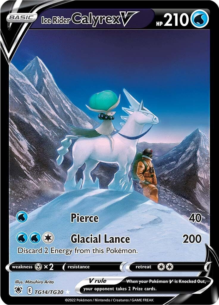 Image for Ice Rider Calyrex V (TG14/TG30) [SWSH10: Astral Radiance Trainer Gallery] - Pokemon