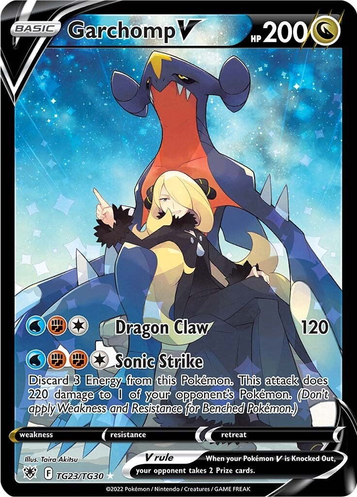 Image for Garchomp V (TG23/TG30) [SWSH10: Astral Radiance Trainer Gallery] - Pokemon