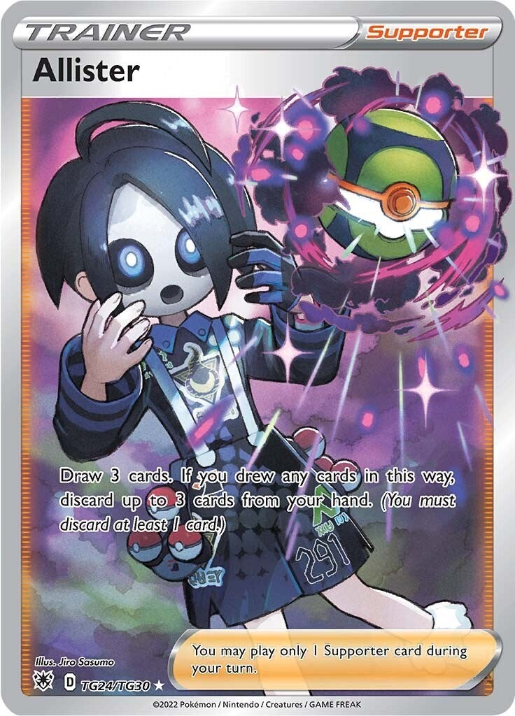 Image for Allister (TG24/TG30) [SWSH10: Astral Radiance Trainer Gallery] - Pokemon