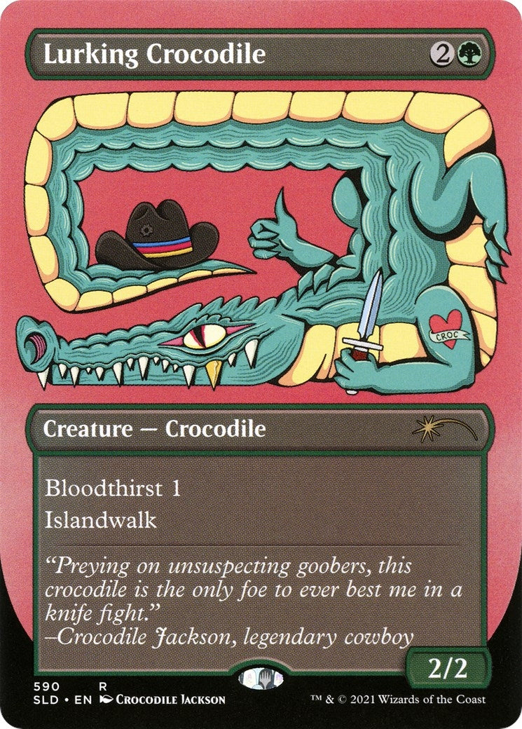 Lurking Crocodile (590) [Secret Lair Drop Series]