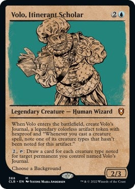 Image for Volo, Itinerant Scholar (Showcase) (388) [Commander Legends: Battle for Baldur's Gate] - Magic: The Gathering