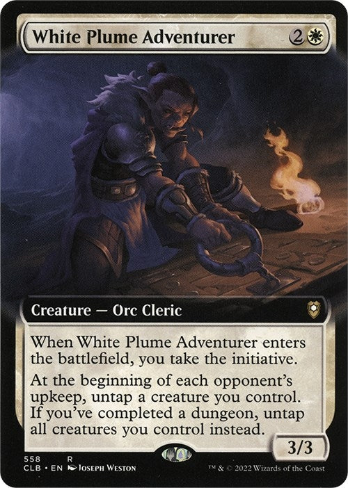 Image for White Plume Adventurer (Extended Art) (558) [Commander Legends: Battle for Baldur's Gate] - Magic: The Gathering
