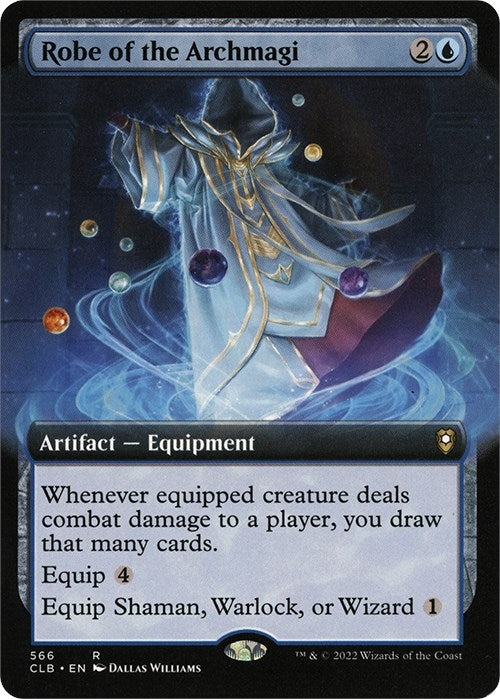 Image for Robe of the Archmagi (Extended Art) (566) [Commander Legends: Battle for Baldur's Gate] - Magic: The Gathering