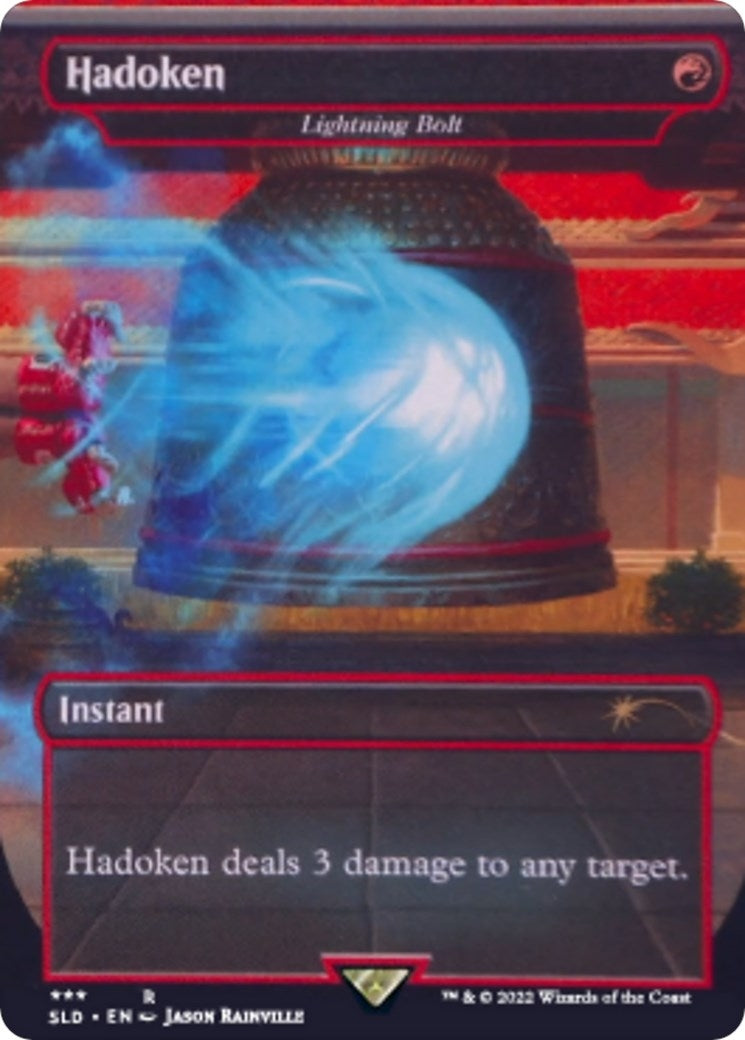 Image for Hadoken - Lightning Bolt (675) [Secret Lair Drop Series] - Magic: The Gathering