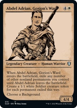 Image for Abdel Adrian, Gorion's Ward (Showcase) (375) [Commander Legends: Battle for Baldur's Gate] - Magic: The Gathering