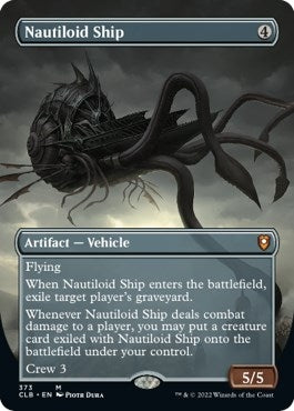 Image for Nautiloid Ship (Borderless) (373) [Commander Legends: Battle for Baldur's Gate] - Magic: The Gathering
