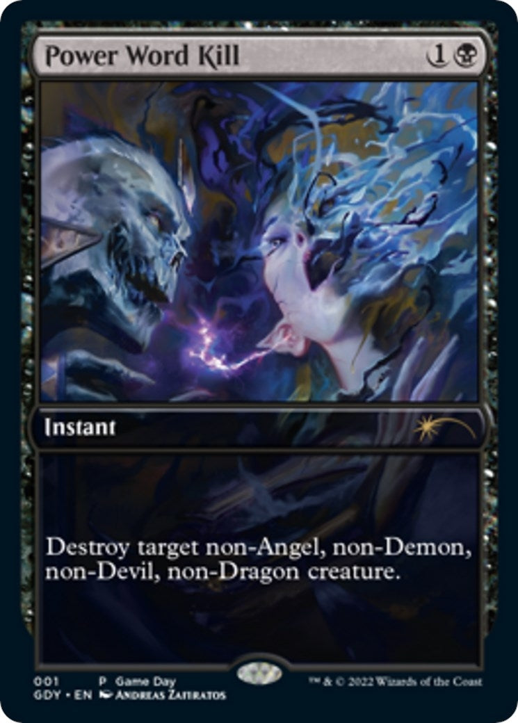 Image for Power Word Kill (1) [Game Day & Store Championship Promos] - Magic: The Gathering