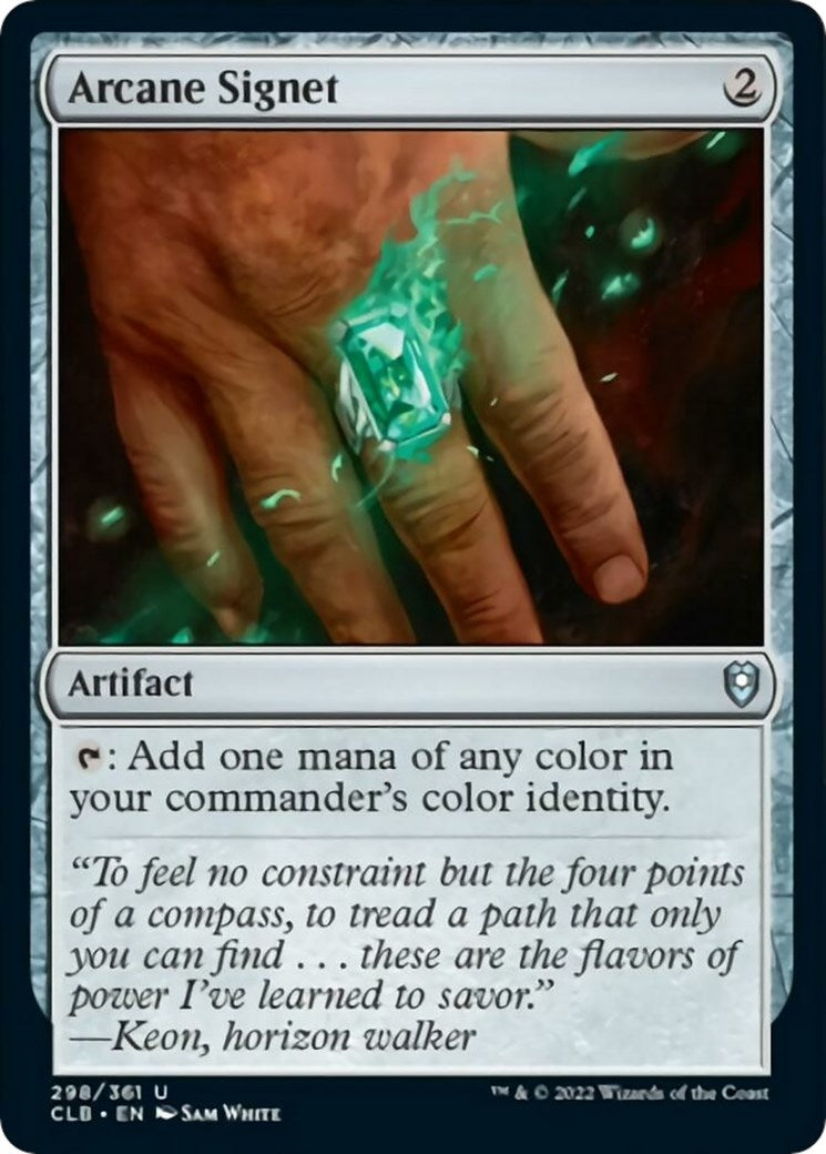 Image for Arcane Signet (298) [Commander Legends: Battle for Baldur's Gate] - Magic: The Gathering