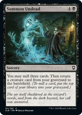 Image for Summon Undead (151) [Commander Legends: Battle for Baldur's Gate] - Magic: The Gathering