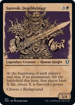 Image for Sarevok, Deathbringer (Showcase) (391) [Commander Legends: Battle for Baldur's Gate] - Magic: The Gathering