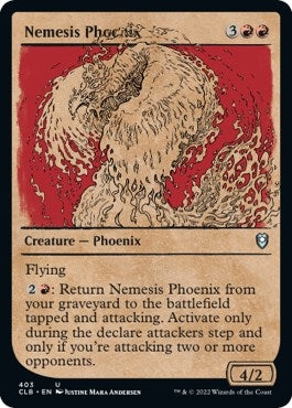 Image for Nemesis Phoenix (Showcase) (403) [Commander Legends: Battle for Baldur's Gate] - Magic: The Gathering