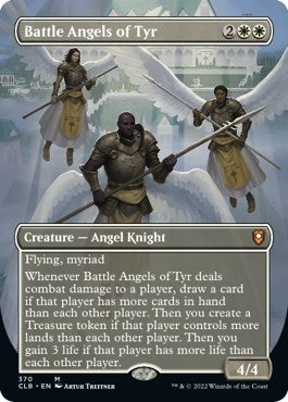 Image for Battle Angels of Tyr (Borderless) (370) [Commander Legends: Battle for Baldur's Gate] - Magic: The Gathering