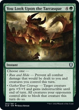 Image for You Look Upon the Tarrasque (262) [Commander Legends: Battle for Baldur's Gate] - Magic: The Gathering