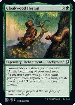 Image for Cloakwood Hermit (221) [Commander Legends: Battle for Baldur's Gate] - Magic: The Gathering