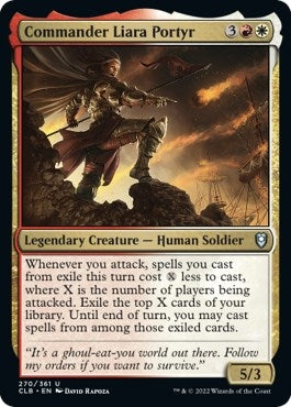 Image for Commander Liara Portyr (270) [Commander Legends: Battle for Baldur's Gate] - Magic: The Gathering
