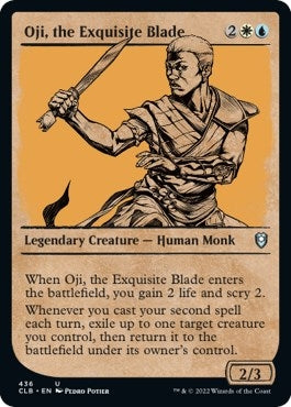 Image for Oji, the Exquisite Blade (Showcase) (436) [Commander Legends: Battle for Baldur's Gate] - Magic: The Gathering