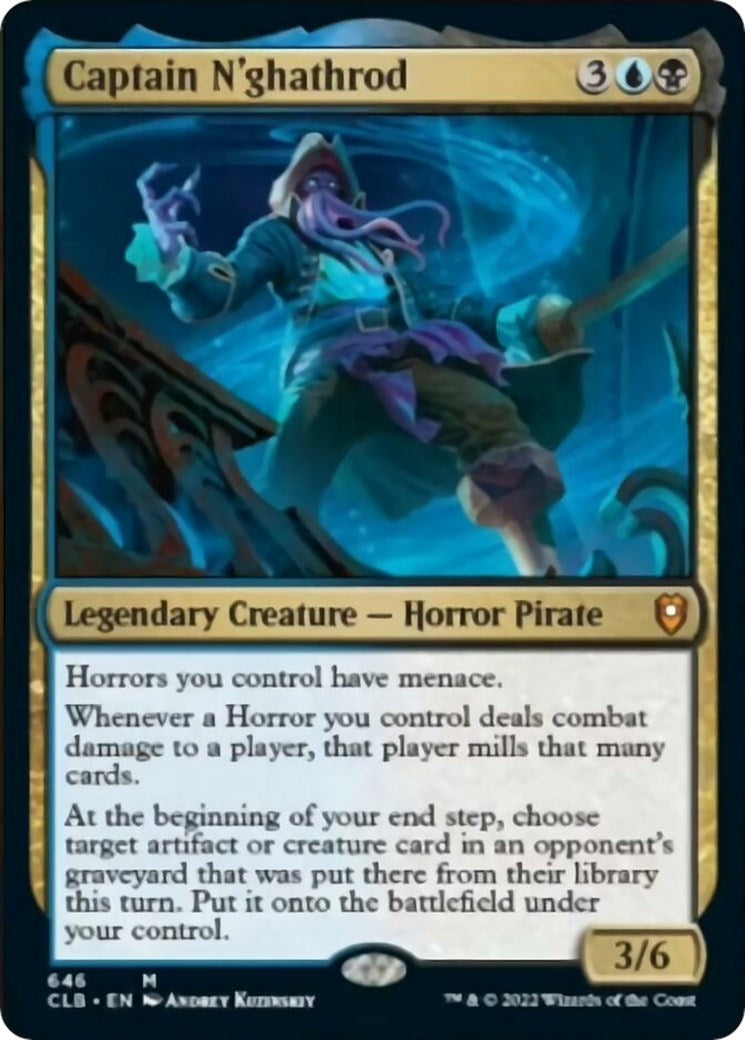 Image for Captain N'ghathrod (646) [Commander Legends: Battle for Baldur's Gate] - Magic: The Gathering