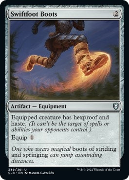 Image for Swiftfoot Boots (339) [Commander Legends: Battle for Baldur's Gate] - Magic: The Gathering