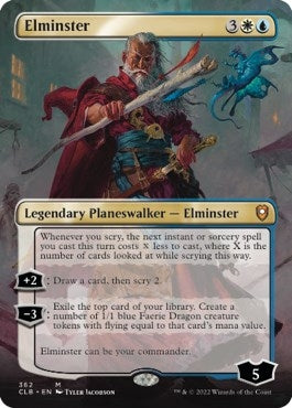 Image for Elminster (Borderless) (362) [Commander Legends: Battle for Baldur's Gate] - Magic: The Gathering