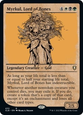 Image for Myrkul, Lord of Bones (Showcase) (433) [Commander Legends: Battle for Baldur's Gate] - Magic: The Gathering